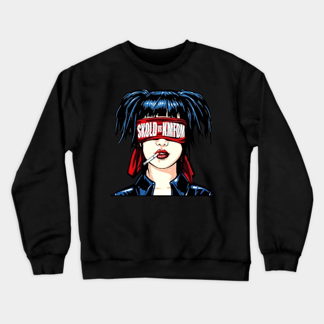 Skold Vs KMFDM Crewneck Sweatshirt by cindo.cindoan